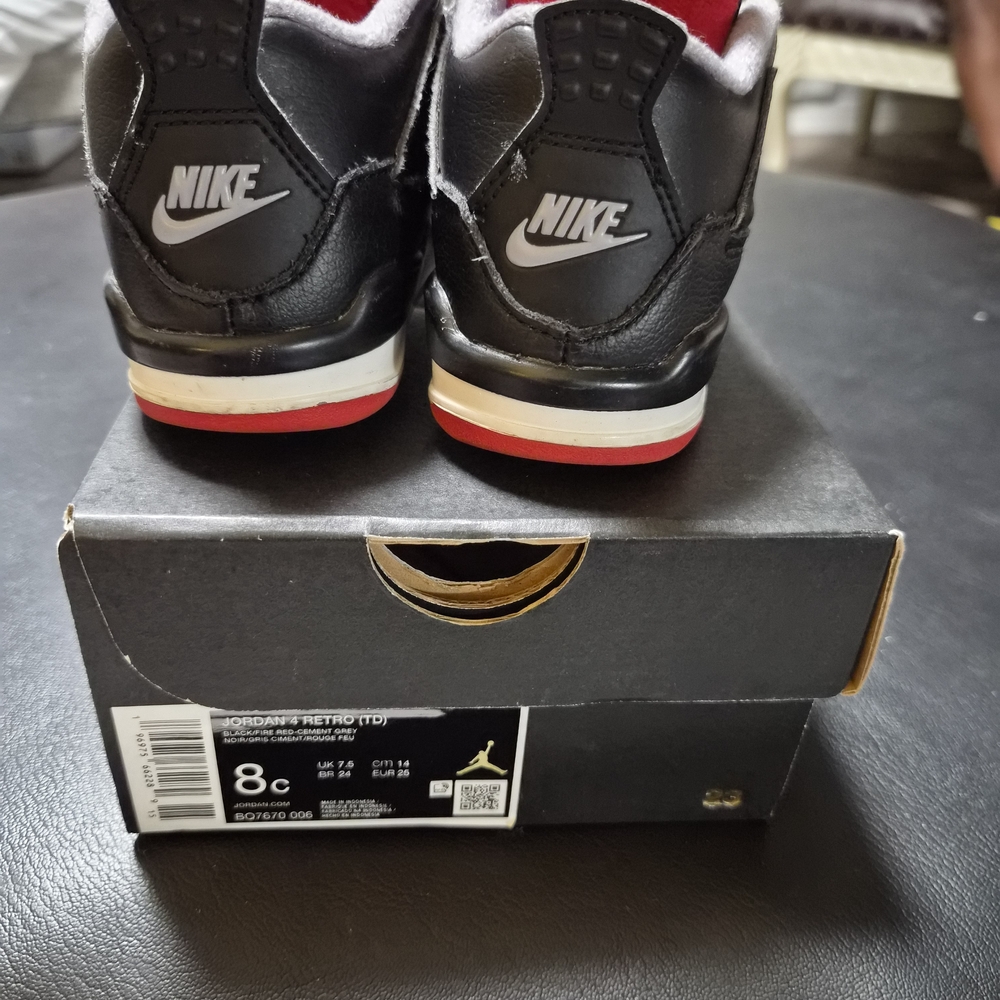 Nike Black and Red Sneakers